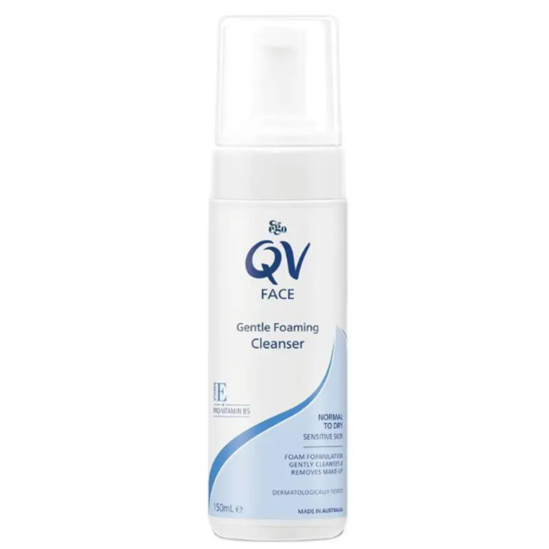 澳洲ego QV温和泡沫洁面乳面部无油洗面奶不紧绷150ml