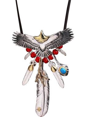 天使之愿银太角男士毛衣长项链