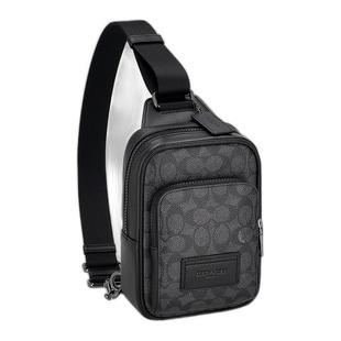 日本直邮COACH蔻驰经典老花男士休闲单肩斜挎包男包新款CV763