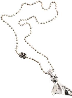 一休制作bwl鲸鱼尾吊坠老银匠