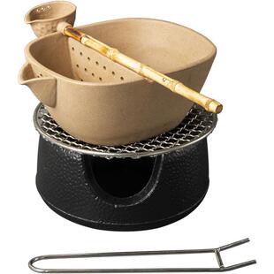 容山堂煮茶器围炉煮茶罐罐茶砂锅煮茶炉伍德炉烤火炉套装炭炉碳炉