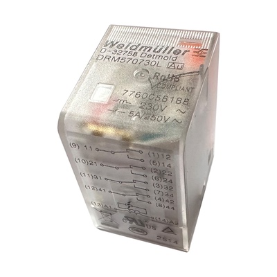 魏德米勒14脚230vac中间继电器