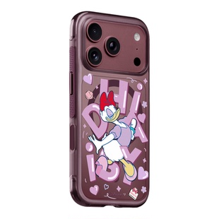 benefit勃艮第酒红迪士尼黛丝适用于iphone18promax手机壳磁吸苹果17PROMAX新款15pro防摔16pro