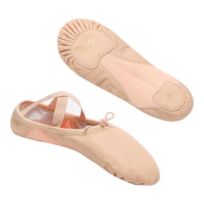 swiga牛皮弹力舞蹈鞋成人女软底练功鞋儿童形体鞋猫爪芭蕾舞鞋