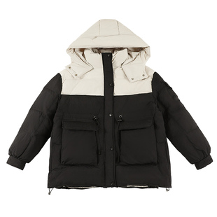 胖女童羽绒服儿童秋冬加肥加大白鸭绒中大童宽松保暖大童加厚外套