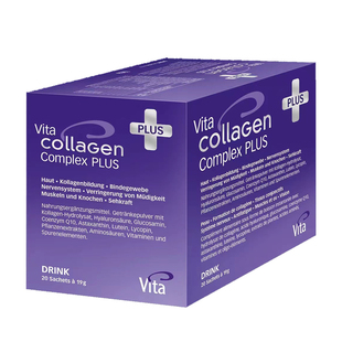 瑞士加强版 vita collagen 水解骨胶原蛋白肽粉虾青素玻尿酸20袋