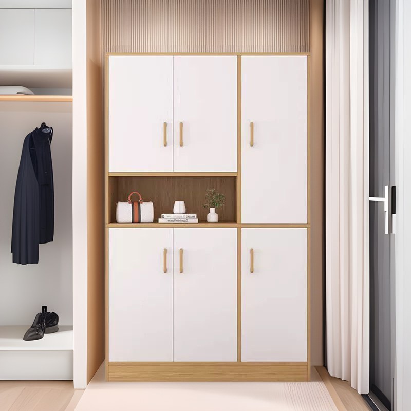 鞋柜家用门口玄关柜一体收纳鞋架家居大容量柜靠墙门厅储物柜简约