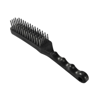 江城牌塑料柄弹簧钢丝刷清洁刷打磨除锈刷鱼鳞刷去油污渍刷工业刷