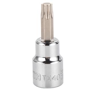 世达中飞花形旋具套筒10mm飞扳中孔六角星形套管批头T型花键工具