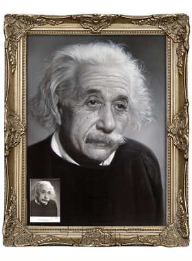 馆藏私人定制油画名人肖像装饰画