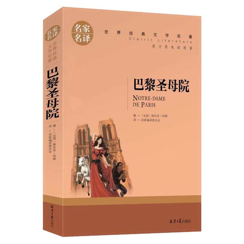 巴黎圣母院儿童文学世界名著图书