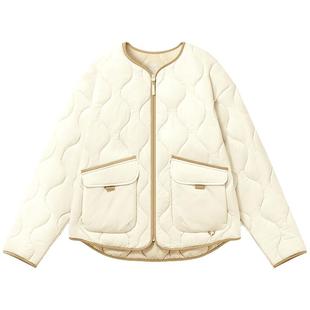 蕉下气绒服外套女CL18523新款秋冬保暖宽松面包服薄棉衣内胆棉服