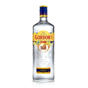 帝亚吉欧Gordon's/哥顿金酒700ml杜松子琴酒鸡尾酒金汤力调酒进口