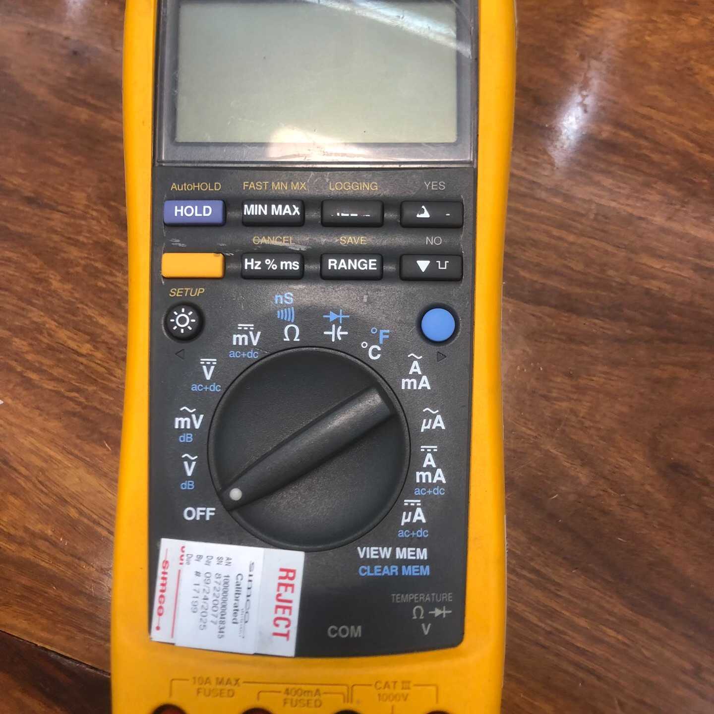 FLUKE 189数字万用表,美国,四位半精度,