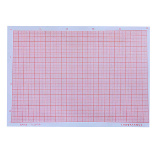 坐标纸a4学生网格纸桔红色绘图专用小方格计算纸a3/a0/a2a1座标纸