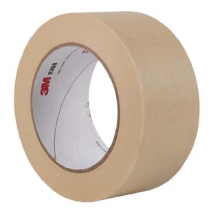 3M2308美纹纸胶带 汽车喷漆遮蔽 无残胶易撕手写 3M耐高温胶带 50米汽车喷漆装饰撕下无痕分色单面美纹纸