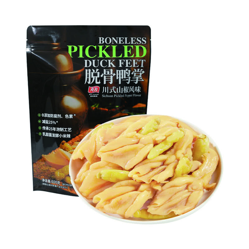 【山姆代购】有友脱骨鸭掌爪山椒味酸辣爽脆香辣卤味休闲解馋零食