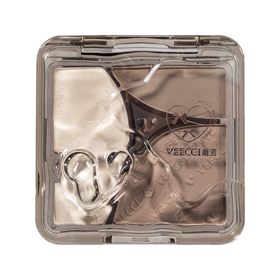 VEECCI/唯资三色随型哑光修容盘高光哑光一体综合修容盘自然立体