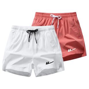 回力男夏季薄款速干冰丝短裤跑步透气运动沙滩裤休闲三分裤团购