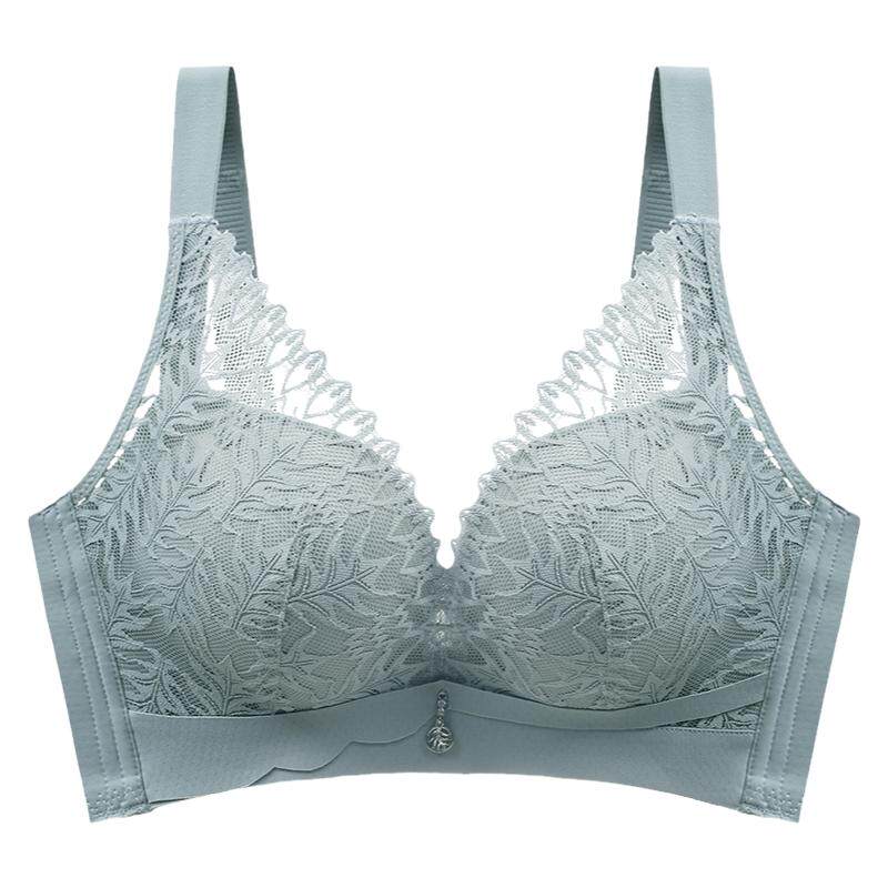 幸福狐狸内衣女正品旗舰店官方无钢圈小胸聚拢防下垂乳胶文胸罩薄