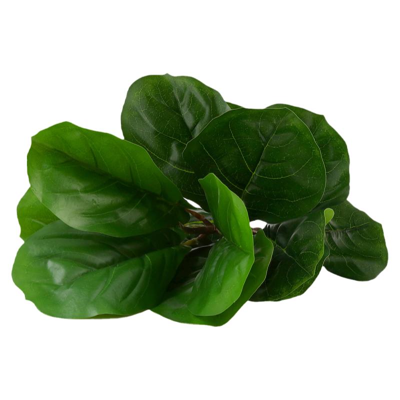 北欧仿真植物绿植盆栽盆景装饰叶子单支假树叶桌面摆放花艺琴叶榕