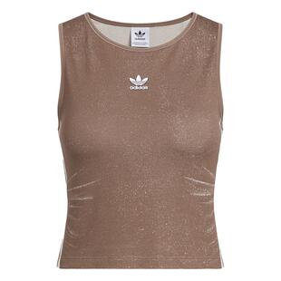 阿迪达斯三叶草女装春季新款FAKE DENIM TANK 运动修身背心KE3892