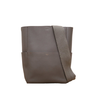 【自营】中古95新Celine/思琳单肩包SangleBucket水桶包皮革C