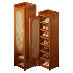 鞋架子小窄门口家用多层入户带门防尘儿童鞋子收纳架宿舍小型鞋柜