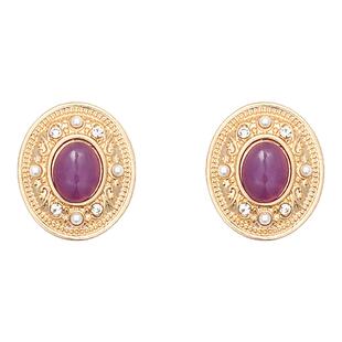 EXHIBITION览物馆 耳环气质高级感大气耳夹无耳洞复古耳钉女港风