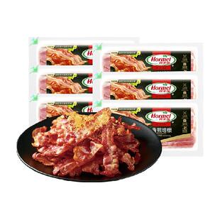 荷美尔经典香煎培根120g*6包三明治早餐家用手抓饼食材烟熏风味