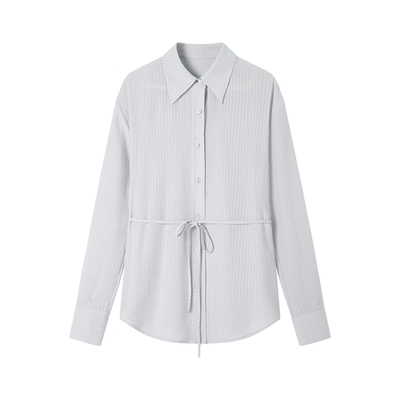 TKYSHOP简约通勤宽松长袖衬衫女