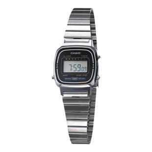 CASIO卡西欧手表小方块复古数显中性表小银块小方表LA670/680礼物