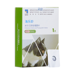 海乐妙体内外一体吡喹酮片驱虫药