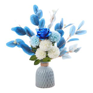 仿真花假花高档家居室内摆设客厅餐桌花摆花干花装饰插花花艺摆件