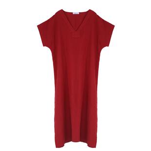 自制！显肤白！原创高档砂洗纯亚麻文艺简约袍子连衣裙女夏款宽松