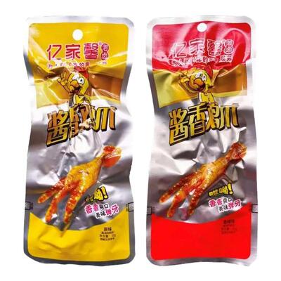 亿家馨32g*10包原味休闲酱香鸡爪