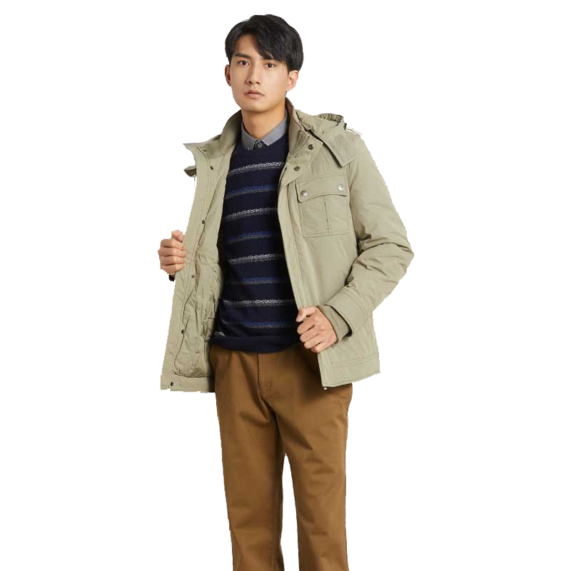 圣大保罗男装加厚宽松大码