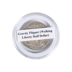 北方魔术重力蝴蝶币行走女神版 硬币穿玻璃穿桌 刘谦近景魔术道具