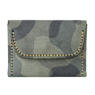 原创新品植鞣皮零钱包女头层牛皮大容量真皮卡包男士手工驾驶证包