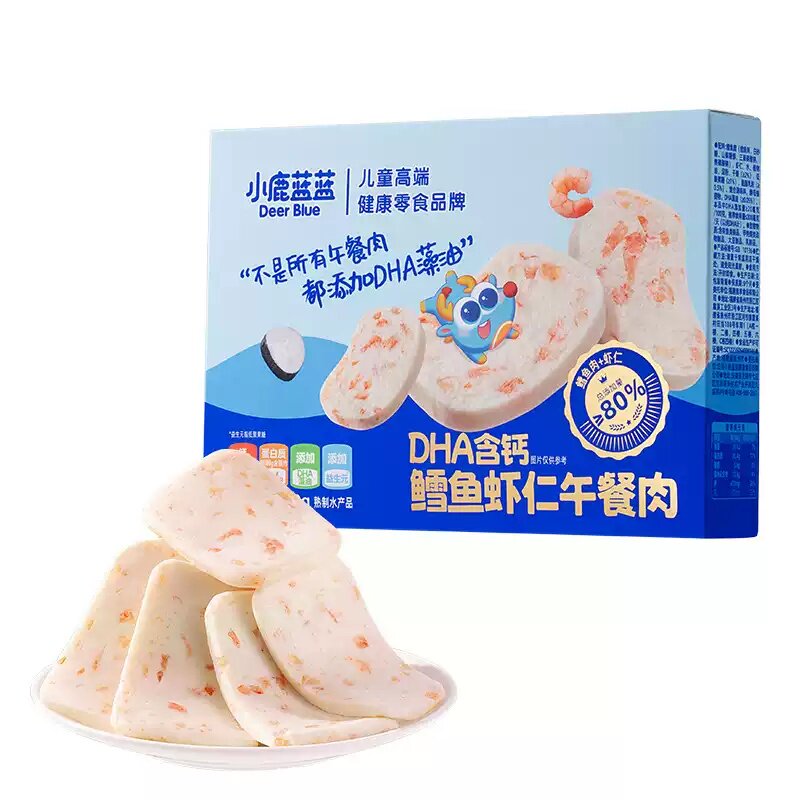 小鹿蓝蓝海洋鳕鱼肠300g肉肠