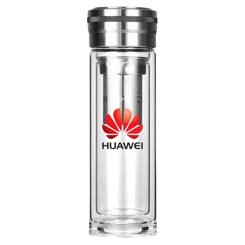 双层玻璃杯定制logo广告杯