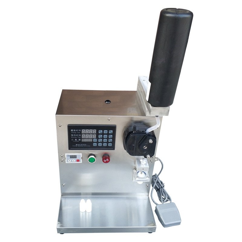 小型单头指甲油甲油胶灌装机胶水睫毛膏定量蠕动泵液体罐装机