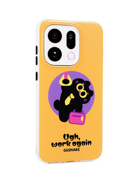 上班猫手机壳适用oppovivo小米