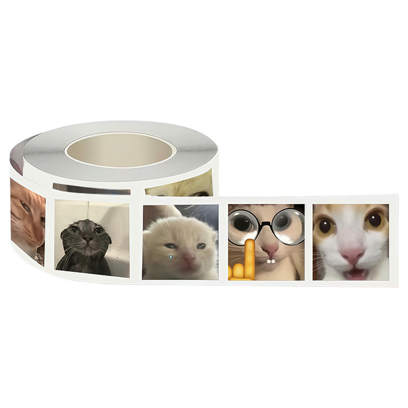 死对头小猫贴纸整蛊表情包