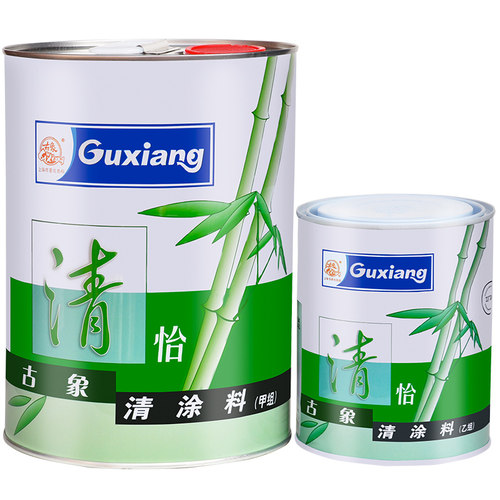 古象清怡聚酯清涂料 金属家具木器油漆 685防水透明 亮光清漆