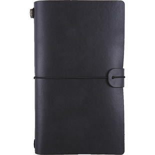 欧式文艺精致复古商务记事本旅行日记绑绳日系韩国薄款牛皮纸手帐本手账本随身笔记本子定制可印LOGO个性创意