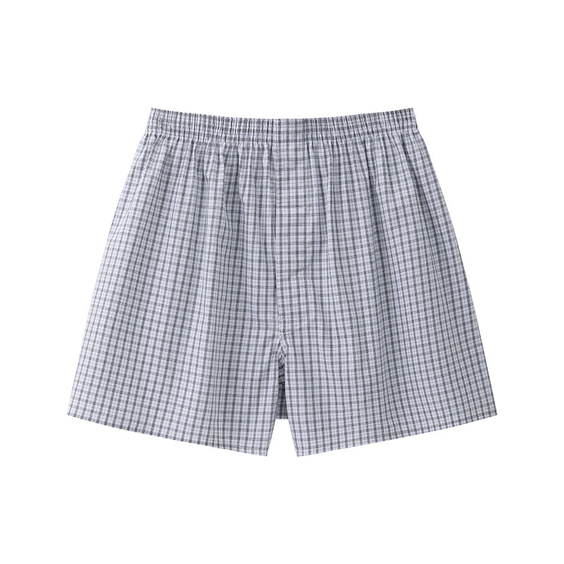 三枪男士阿罗裤内裤夏季新品纯棉宽松四角裤家居打底短裤平角内裤
