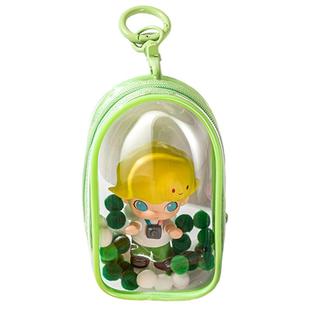 10cm9透明PVC遛娃包外出展示防尘袋保护收纳公仔玩偶盲盒娃娃痛包