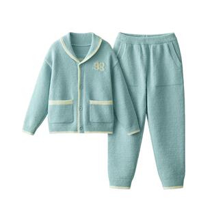 蕉内绒绒500E儿童家居服套装半边绒冬季加厚男童女童新款儿童睡衣