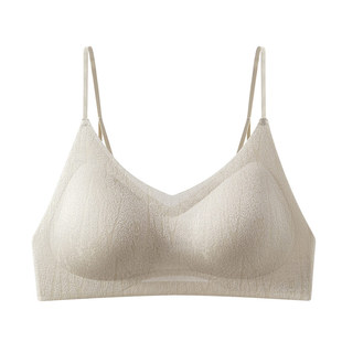 白色肤色细带女士美背无钢圈小胸聚拢夏季隐形无痕内衣背心文胸罩